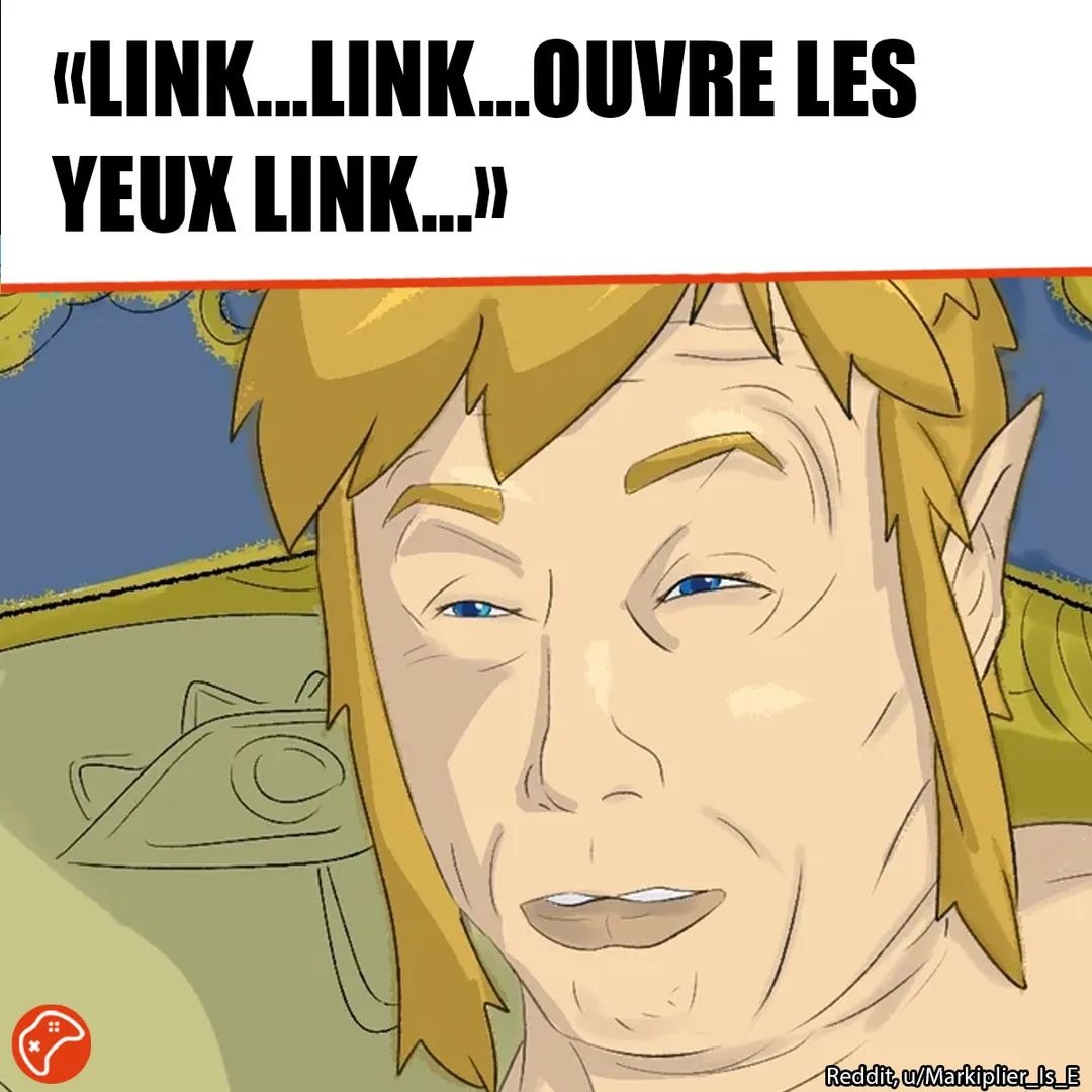 Zelda au réveil - meme