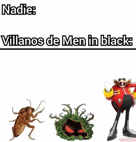 Villanos de Men in black - meme