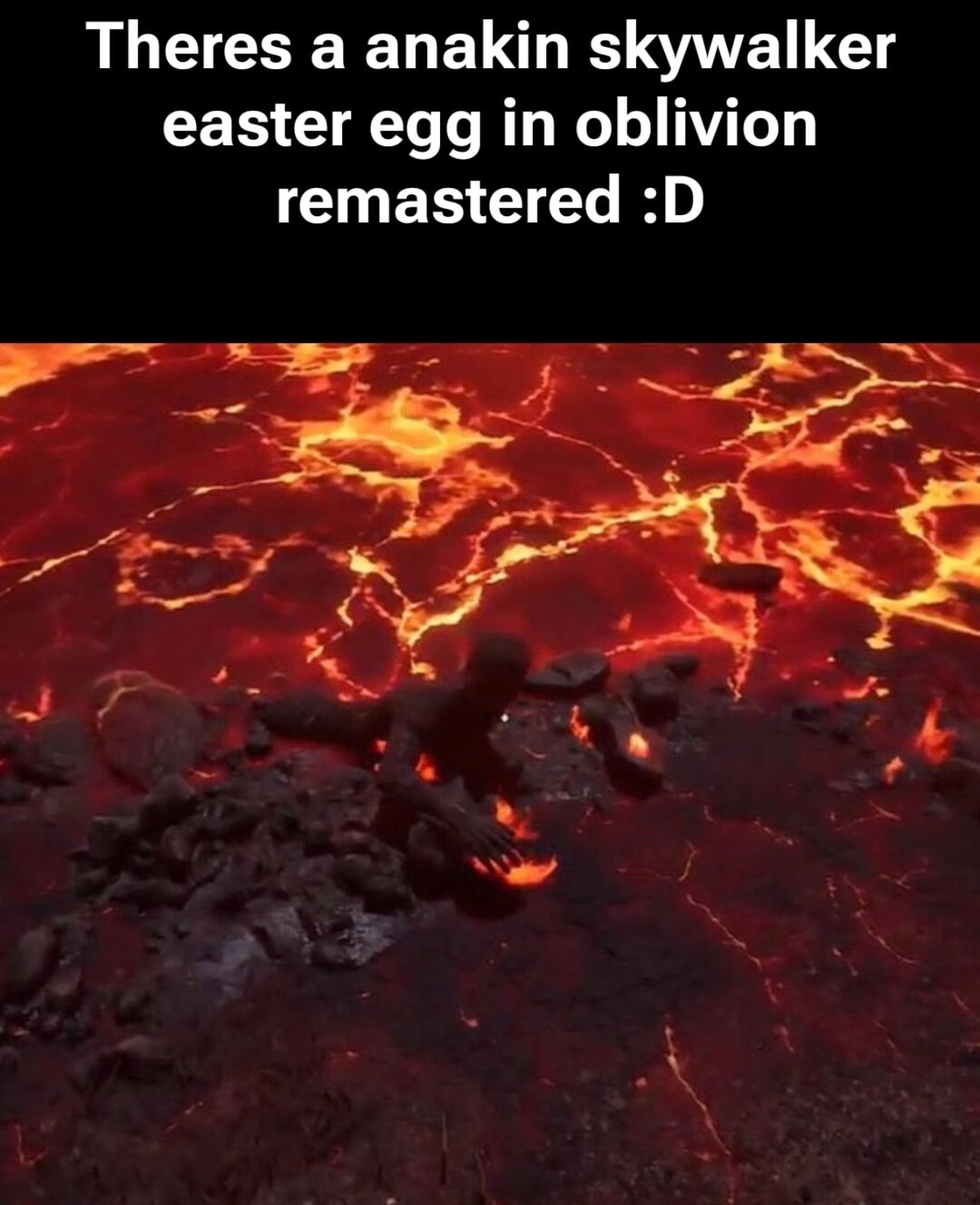 Oblivion remaster got an Anakin easter egg and I'm here for it - meme