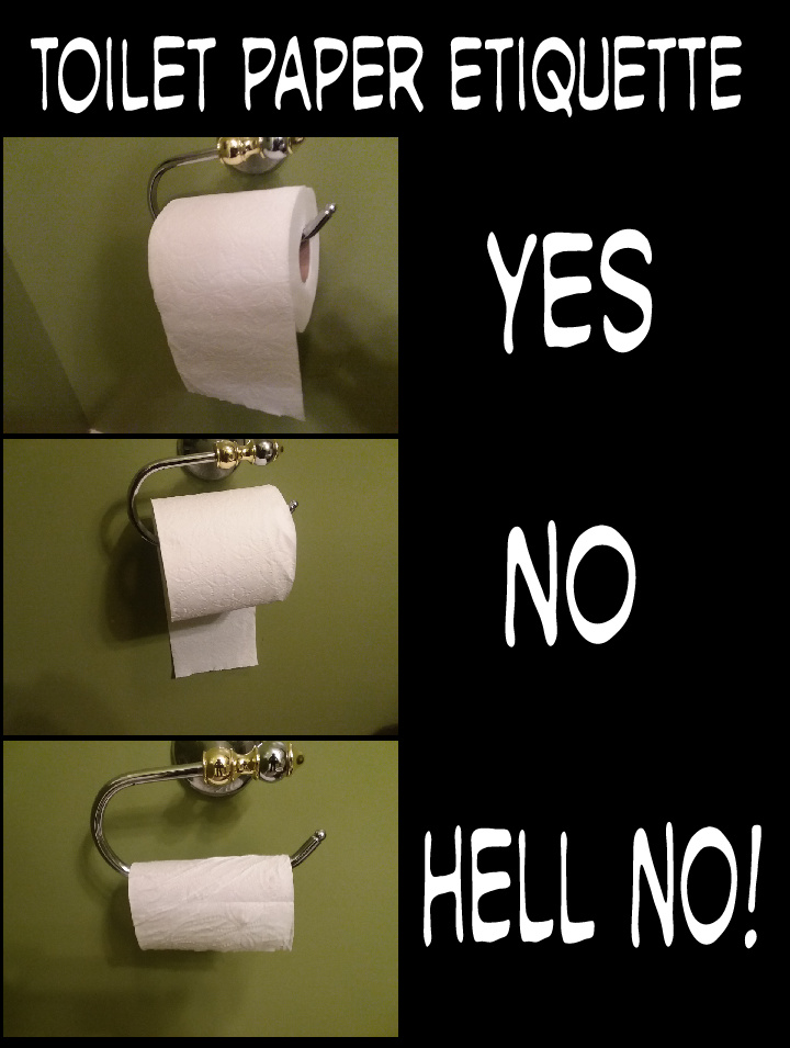 To the shmuck that didn't replace the roll - meme