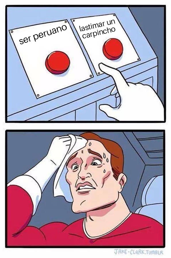 Una decisión terrible - meme