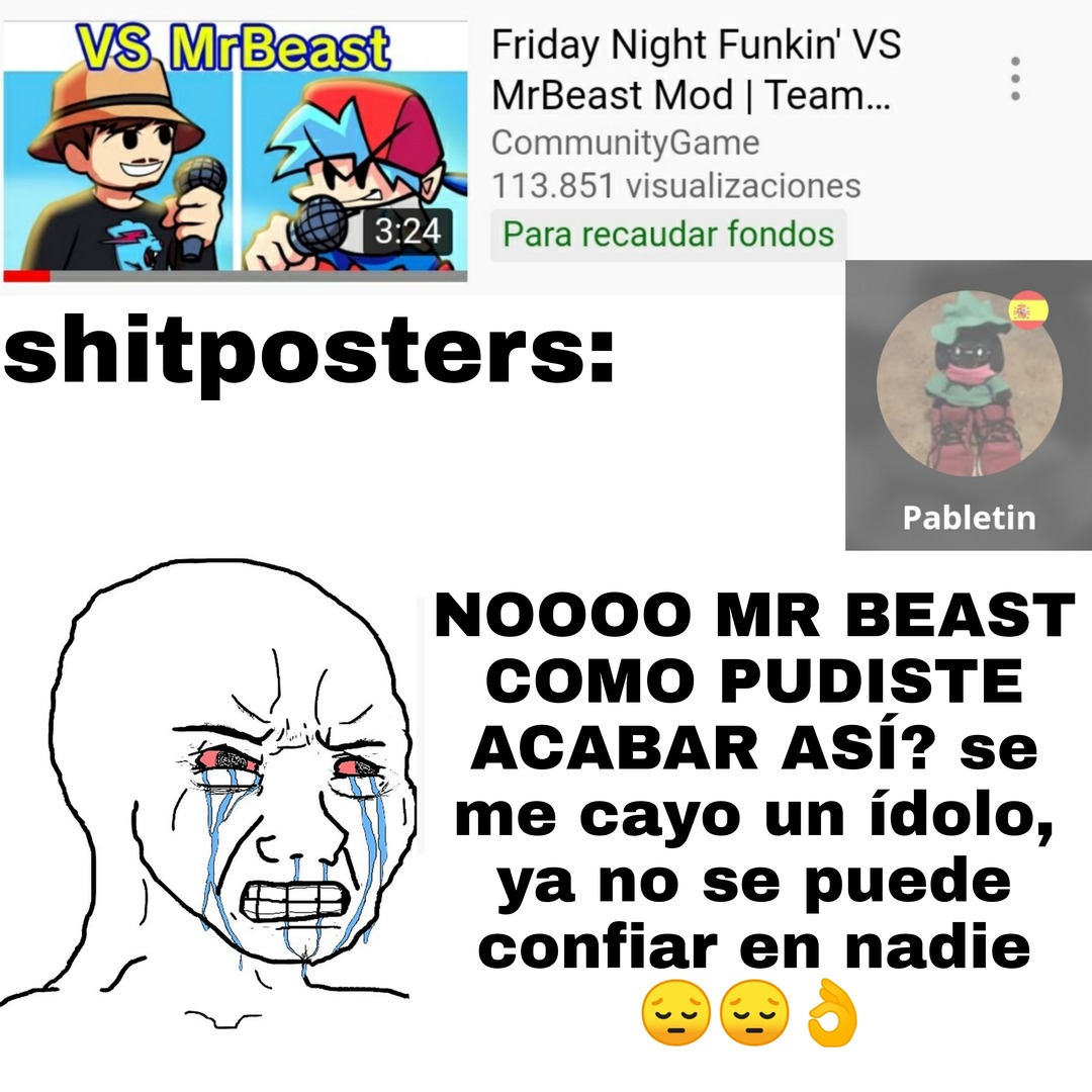 FNF vs MrBeast Meme FNF mod game play online