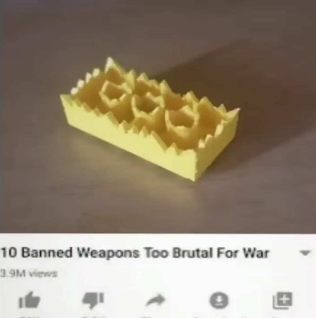 Top 10 armas prohibidas en la guerra - meme
