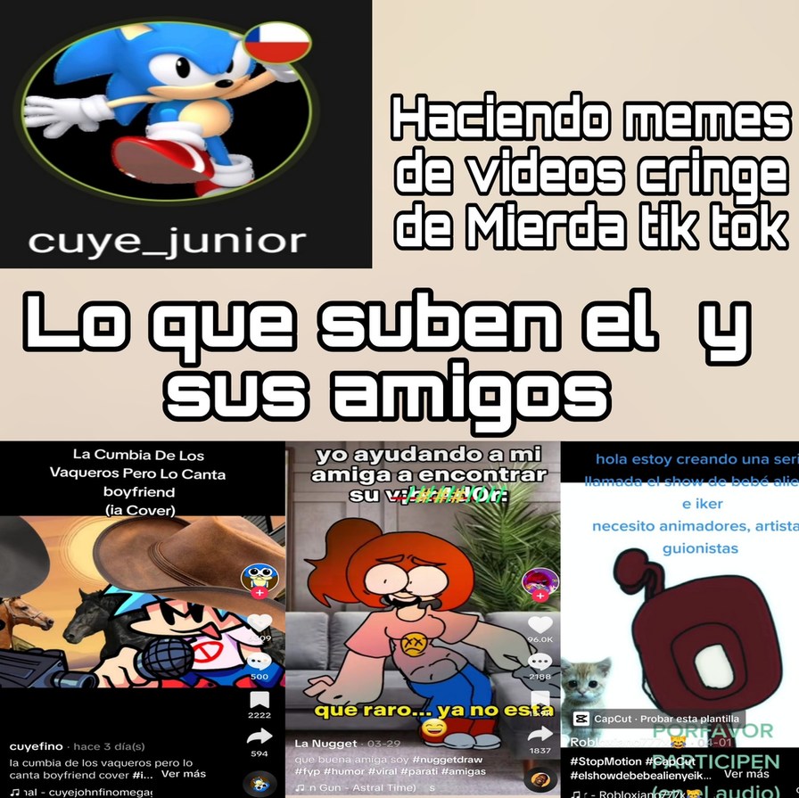 Que ganas me dieron de hacer memes de usuarios qué no conocen ni en su casa