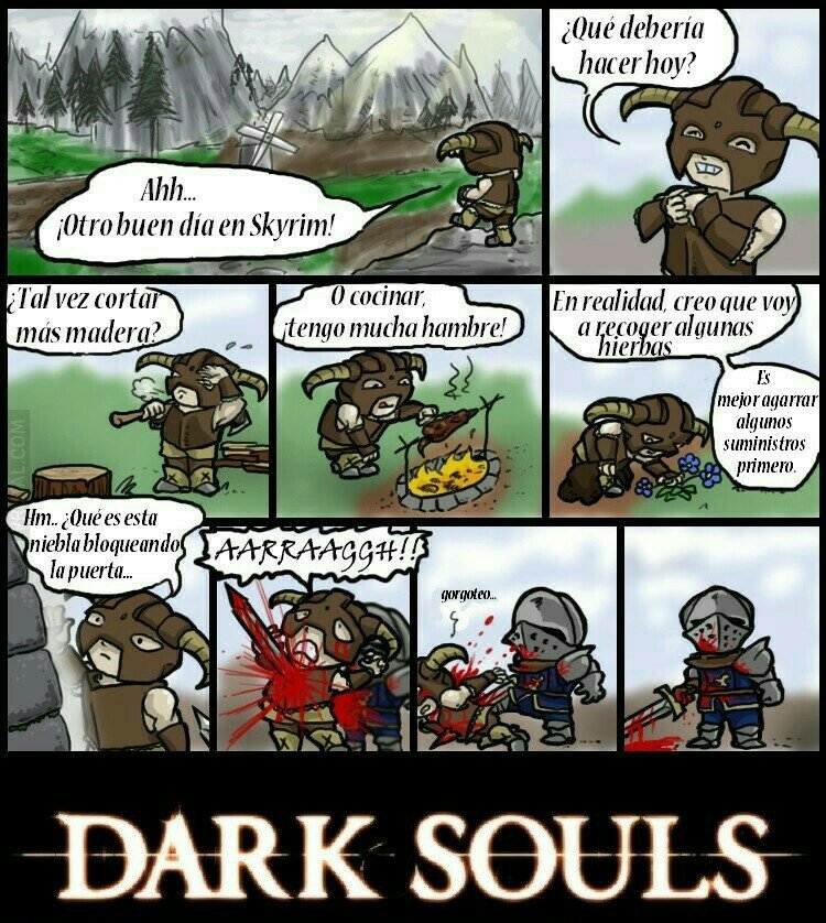 Esto es Dark Souls - meme