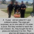 Did he get to eat the pizza first?