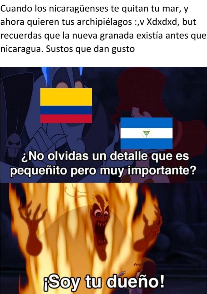 Jaja nicaragüenses, jamás tendrán nuestros archipiélagos  :haters: - meme