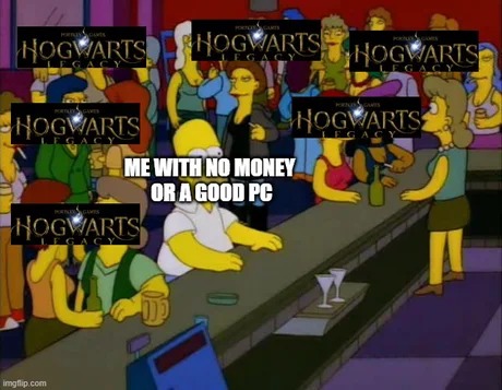 Hogwarts legacy meme