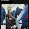 Wholesome flight attendant