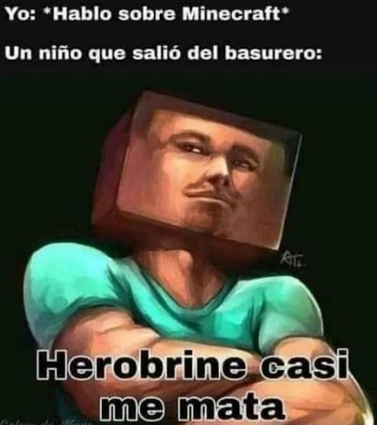 Yo: hablo de minecraft - meme