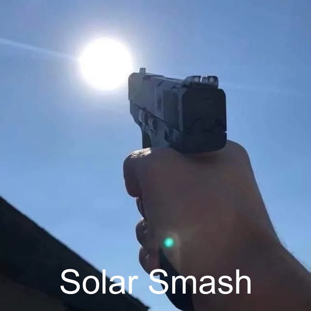 Hay un logro de disparar al sol, si lo haces explota - meme