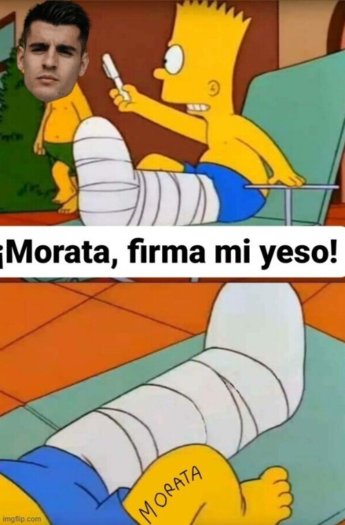 Momazo de Morata en la final - meme