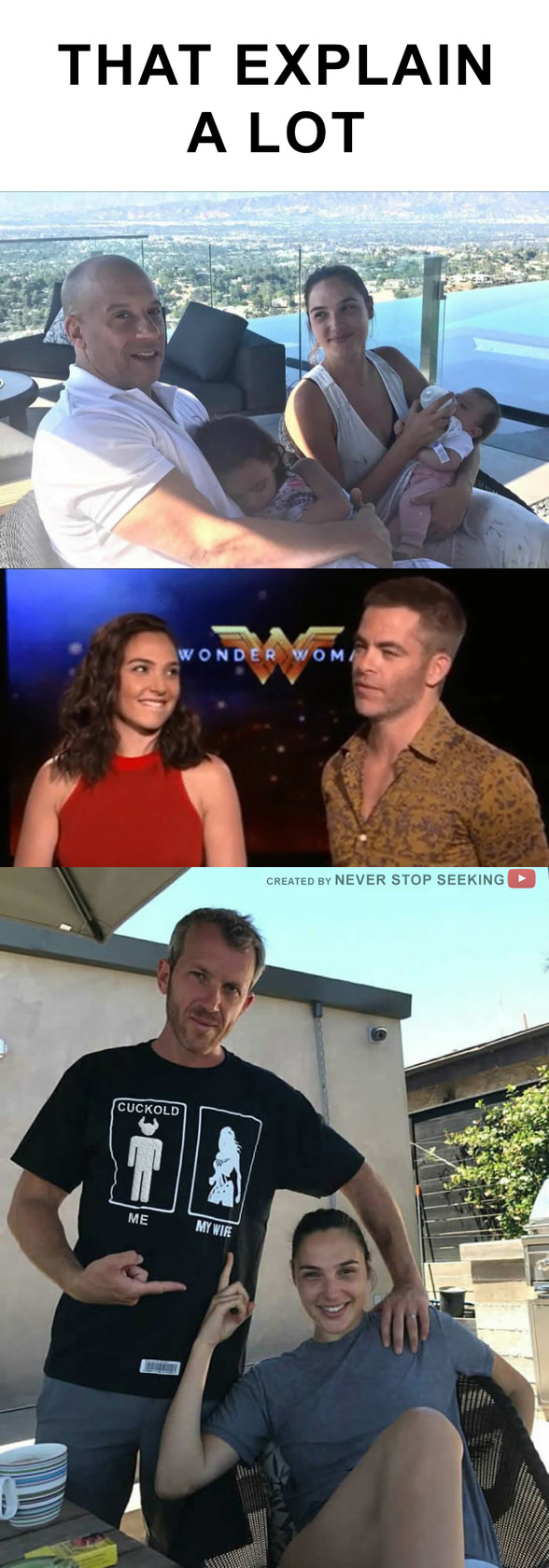 gal gadot,cuckold,funny,meme,dankmeme,iwishiwasphotoshopmaster,hifromme,wha...