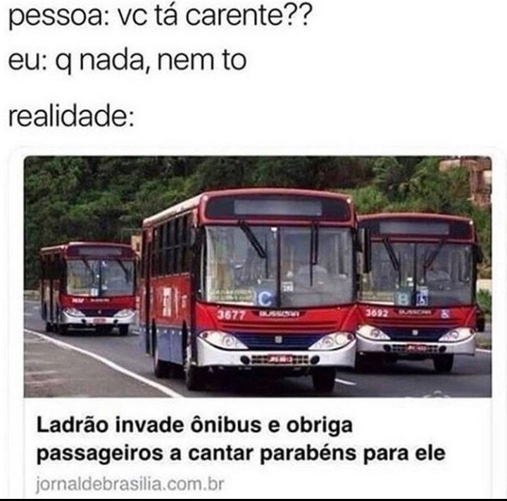 Ônibus - meme