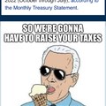Record revenue increase but still raising taxes and sending armed IRS to kill you and your grandma.