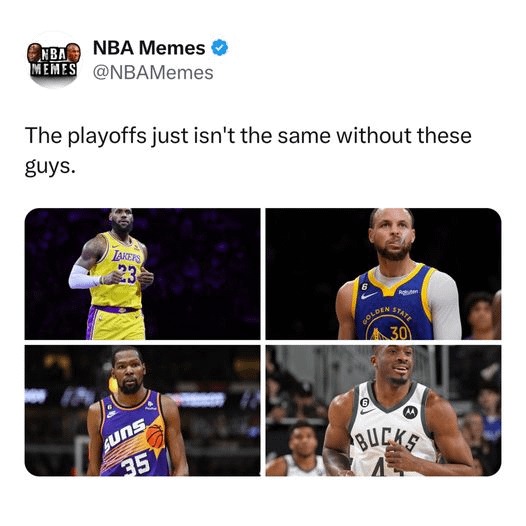2024 NBA playoffs meme