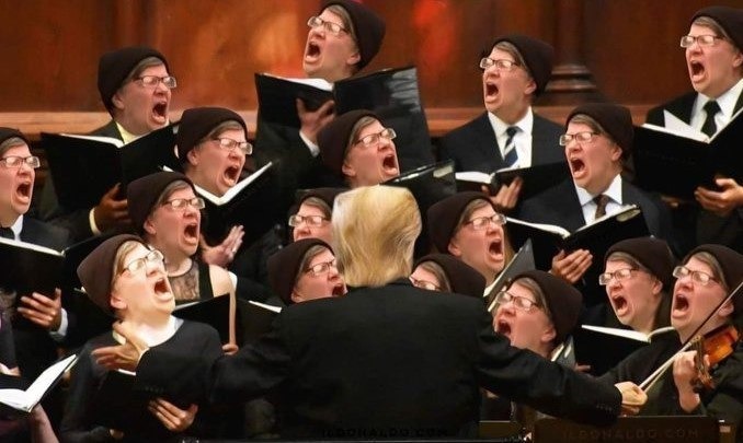 La récente élection nous offre une délicieuse symphonie depuis quelques jours - meme
