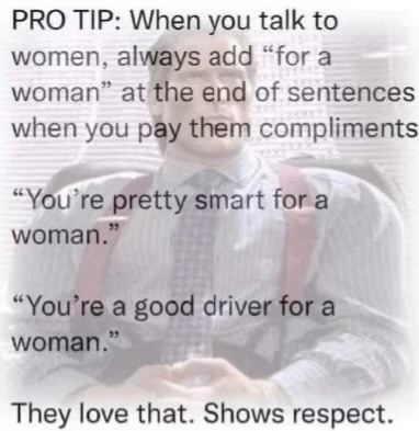 First rule of being a gentleman - meme