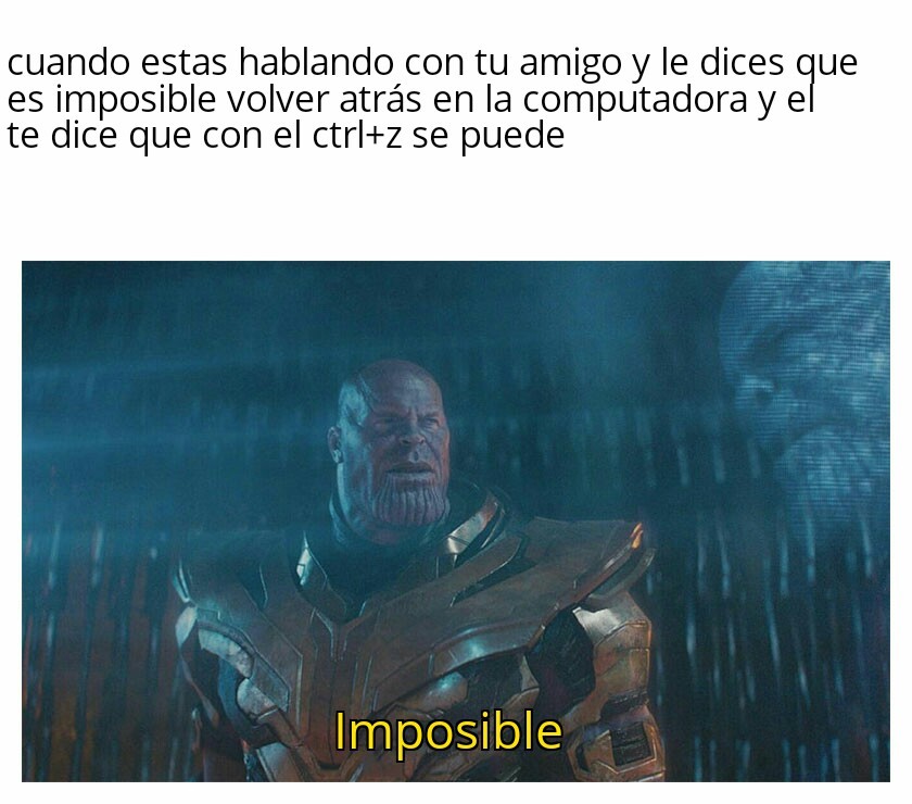 Imposible - meme