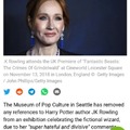 Museum bans JK Rowling wtf