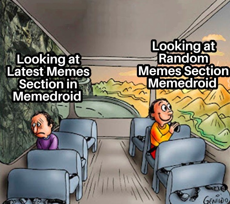 Meme section in memedroid