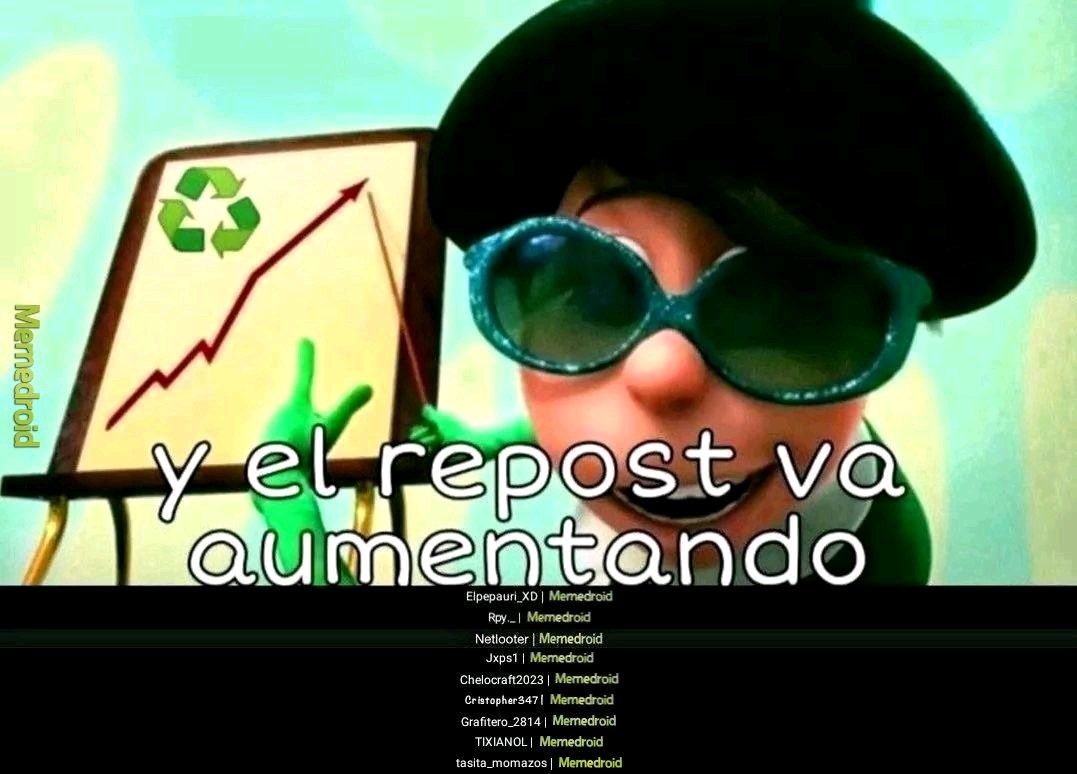 Siguiendo la cadena - meme