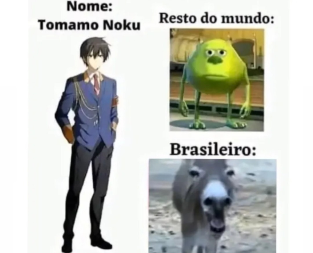 Nomes Japoneses - meme