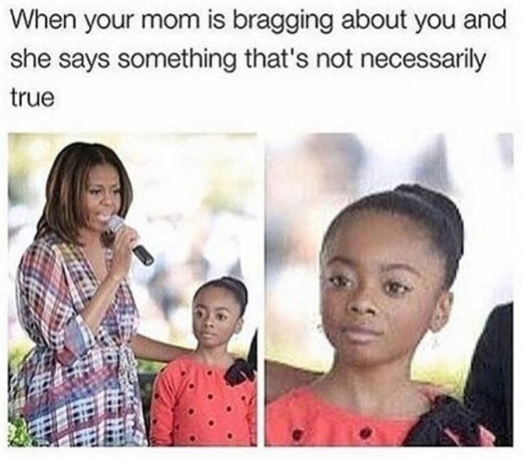 Bragging mom - meme