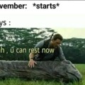No nut November meme