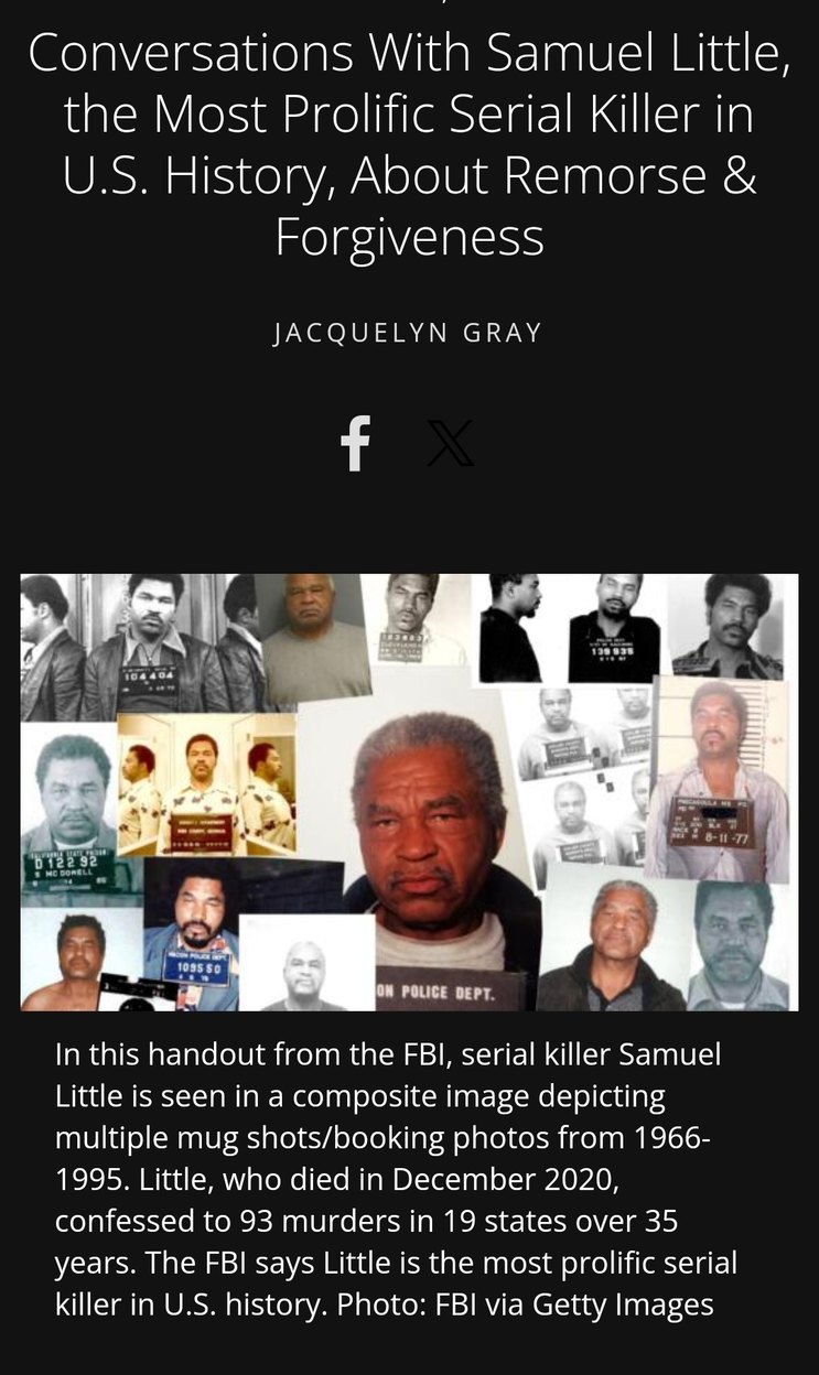 It's racist that only white seriel killers get all the credit. - meme