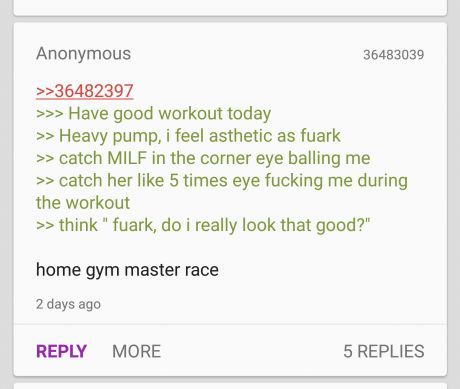 Anon gets admired - meme