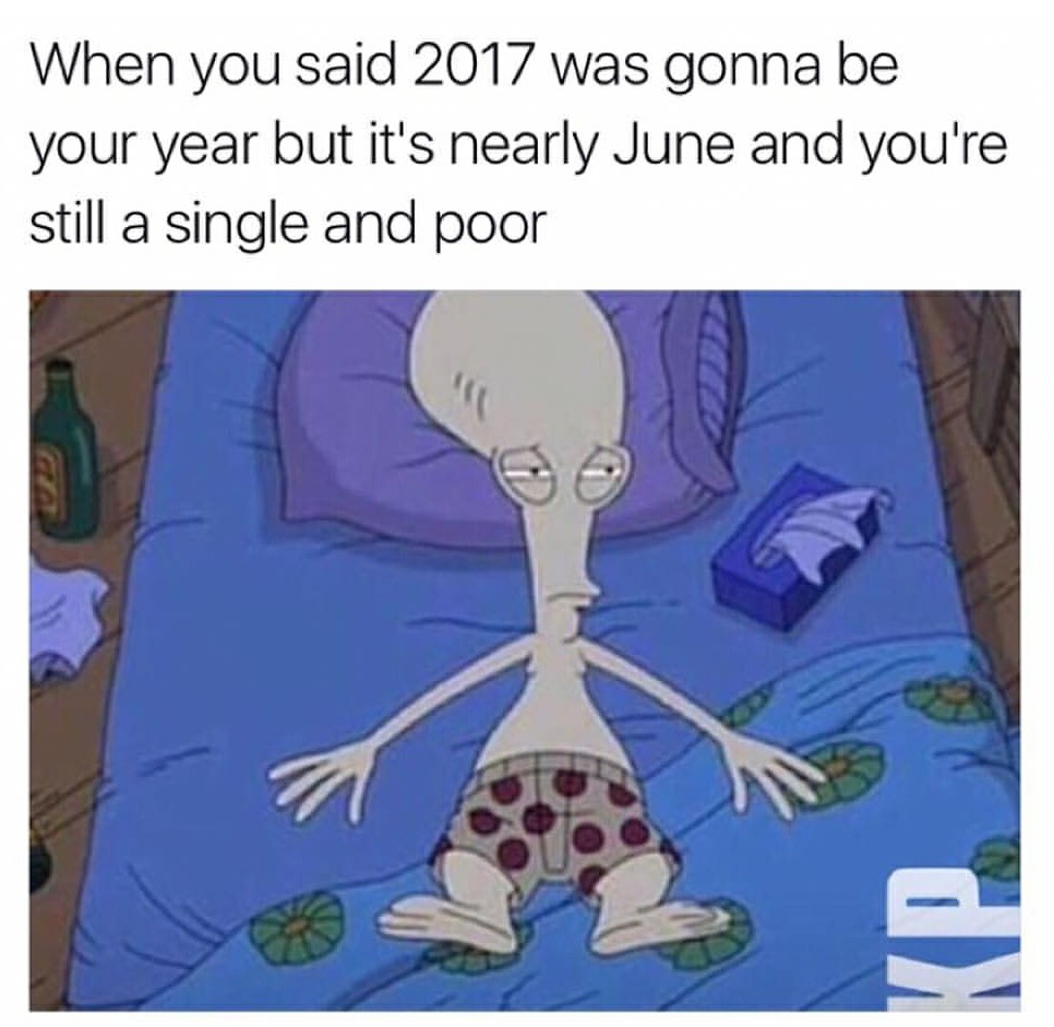 I don't think any year will be my year - meme