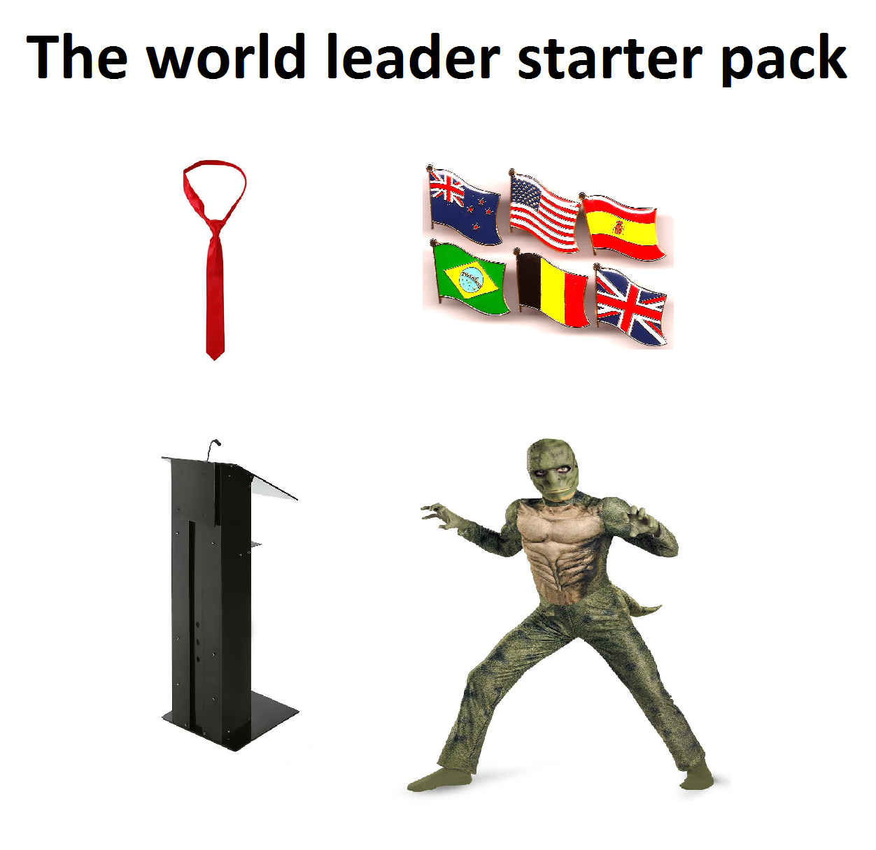 World Leader starter pack - meme