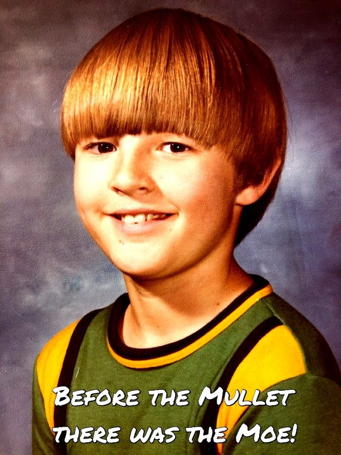 Before the Mullet there was the Moe Haircut! - meme
