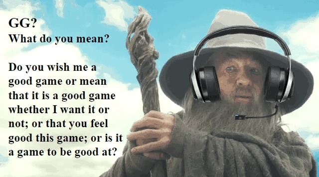 What is a good game? - meme