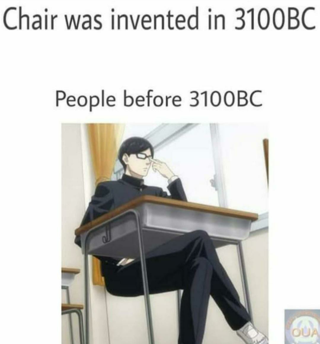 Insert chair - meme