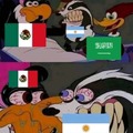 Meme del Argentina México del mundial