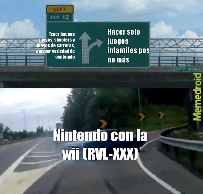 Nintendo con miedo al éxito - meme