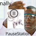 Finally pause station
