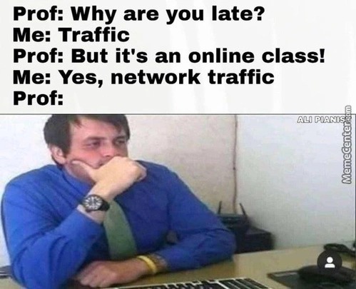 Network traffic - meme