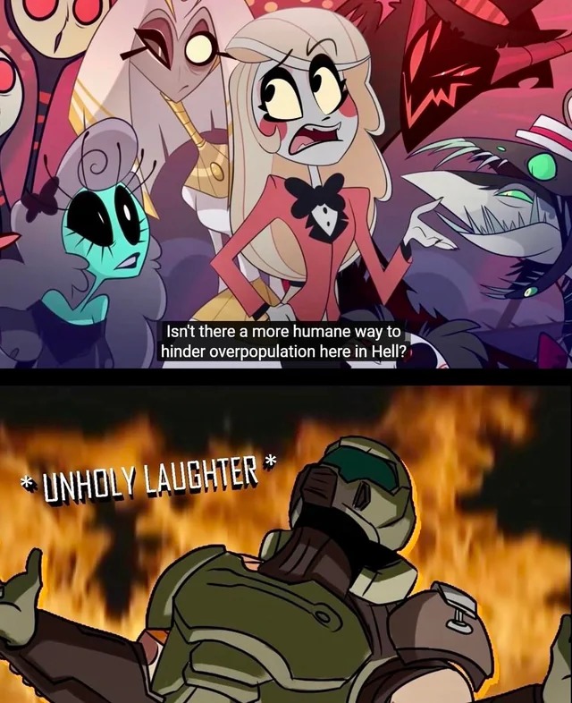 *UNHOLY LAUGHTER* - meme