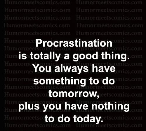Masturbation procrastination - meme