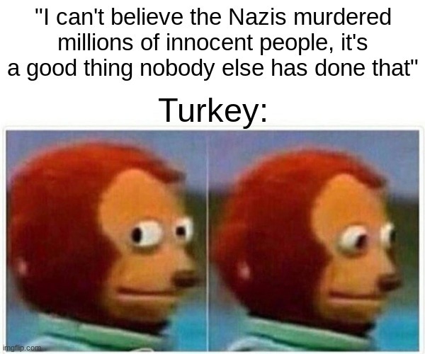 genocide is objectively wrong - meme