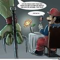 Raphael vs Mario! Fight!