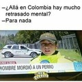 Un dia normal en Colombia