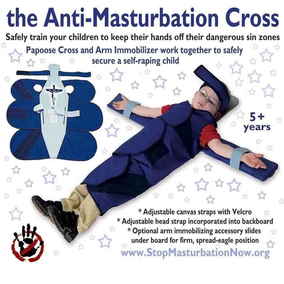 A cruz anti-masturbação - meme