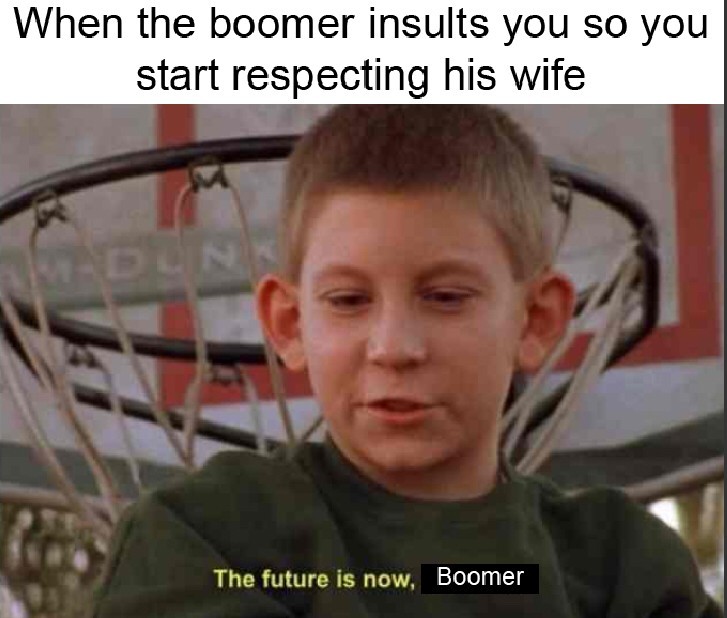 Begone boomer - meme