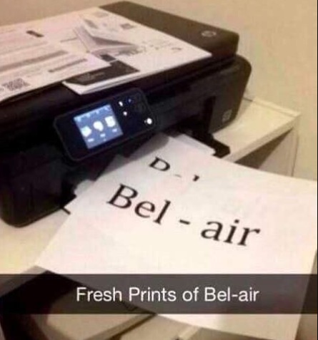 the fresh prints of bel-air - meme