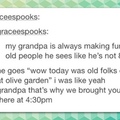 Today is old people day!