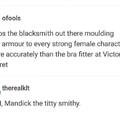 Mandick the titty smithy